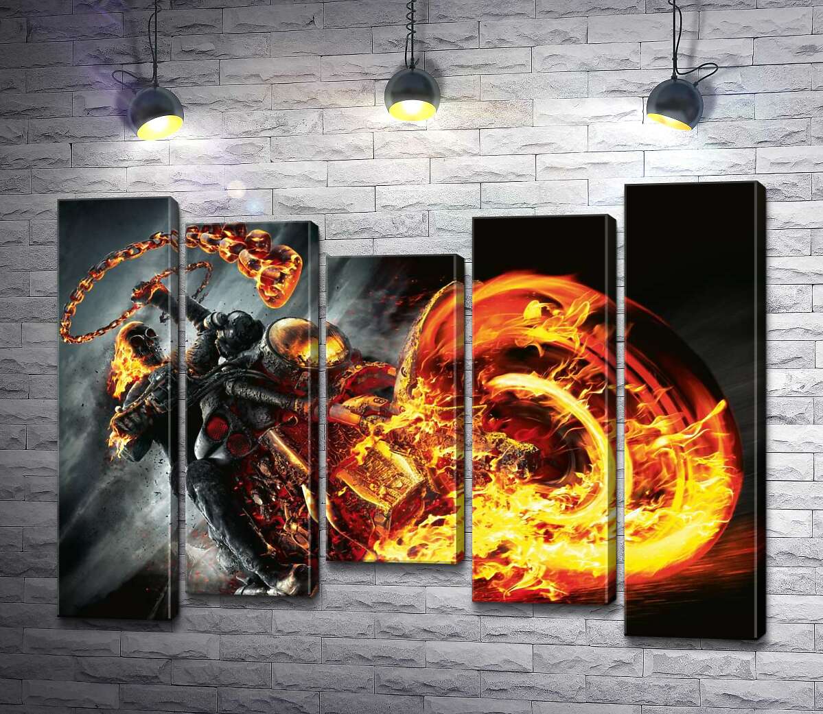 Модульная картина ArtPoster Постер с главным злодеем фильма "Призрачный всадник" (Ghost rider) 130x97 см Модуль №28
Модульная картина ArtPoster Постер с главным злодеем фильма "Призрачный всадник" (Ghost rider) 130x97 см Модуль №28