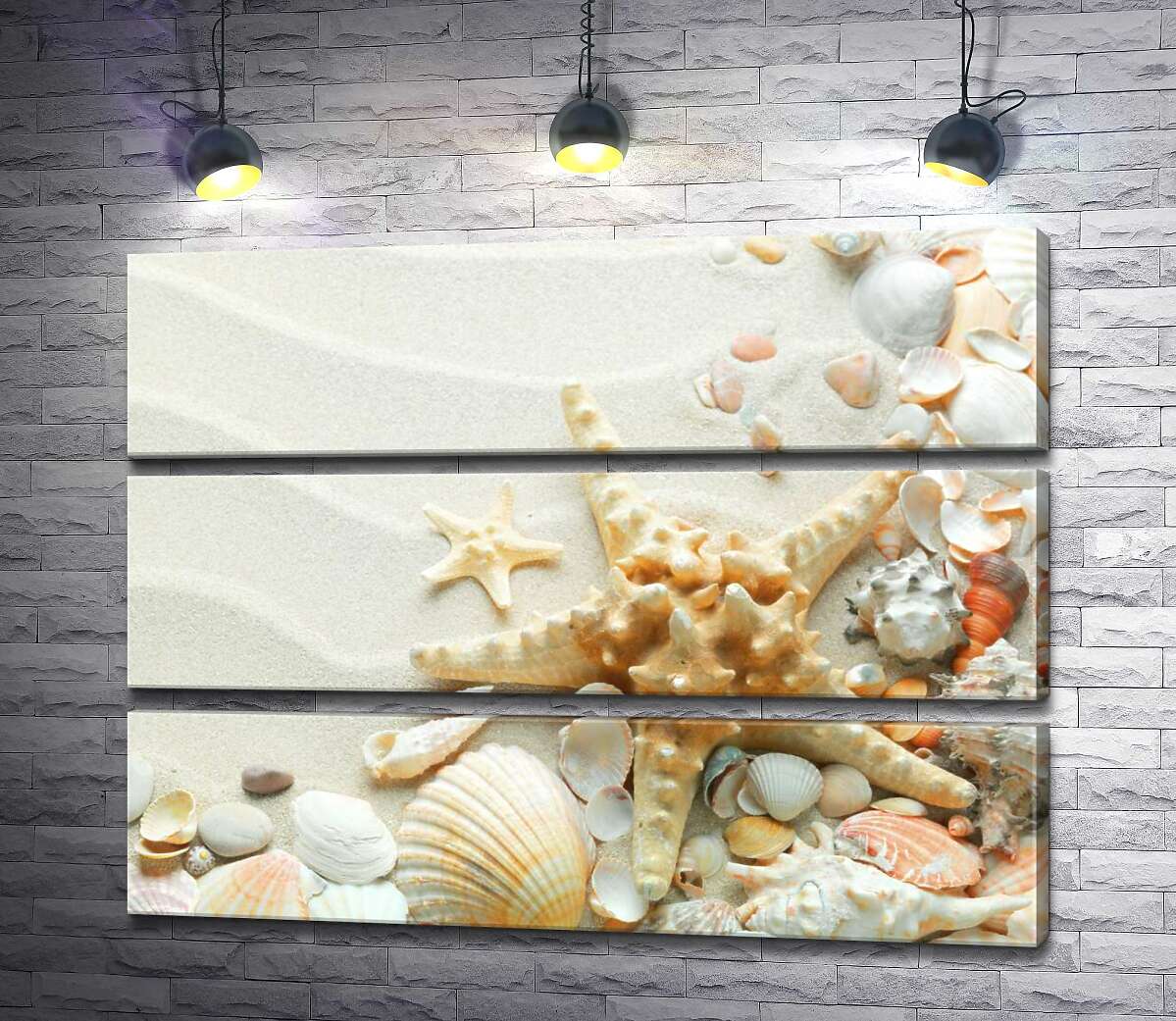 Модульная картина ArtPoster Пастельный узор на песке из морских звезд и ракушек 80x60 см Модуль №13
Модульная картина ArtPoster Пастельный узор на песке из морских звезд и ракушек 80x60 см Модуль №13