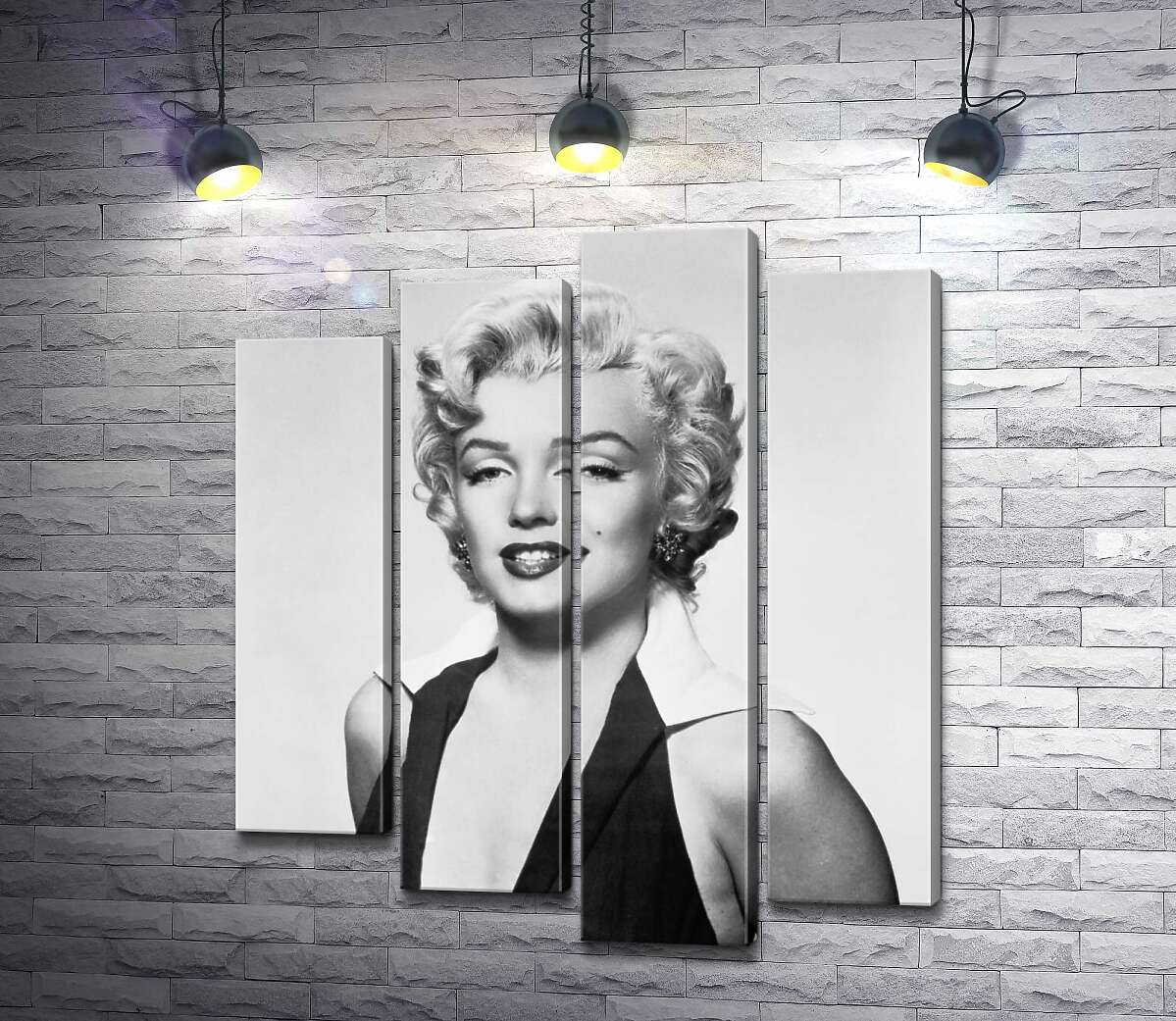 Модульная картина ArtPoster Портрет Мэрилин Монро (Marilyn Monroe) в откровенном платье и черно-белых тонах 100x117 см Модуль №21
Модульная картина ArtPoster Портрет Мэрилин Монро (Marilyn Monroe) в откровенном платье и черно-белых тонах 100x117 см Модуль №21