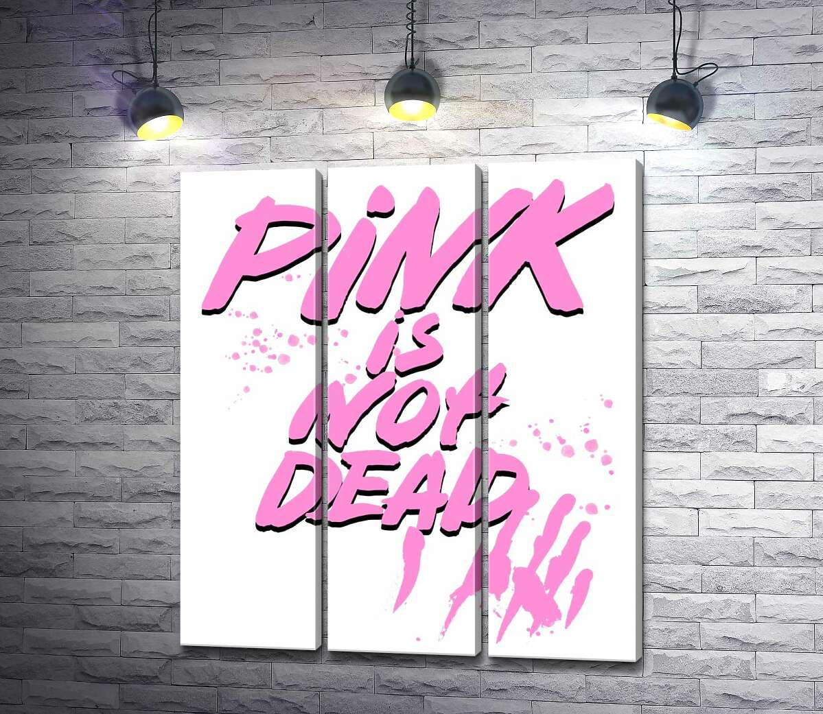 Модульная картина ArtPoster Провоцирующая надпись "pink is not dead" 132x154 см Модуль №11
Модульная картина ArtPoster Провоцирующая надпись "pink is not dead" 132x154 см Модуль №11