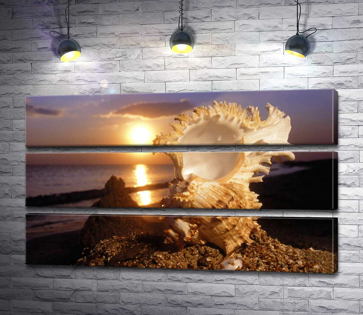 Модульная картина ArtPoster Причудливые формы морской ракушки на фоне вечернего пляжа 130x75 см Модуль №13
Модульная картина ArtPoster Причудливые формы морской ракушки на фоне вечернего пляжа 130x75 см Модуль №13