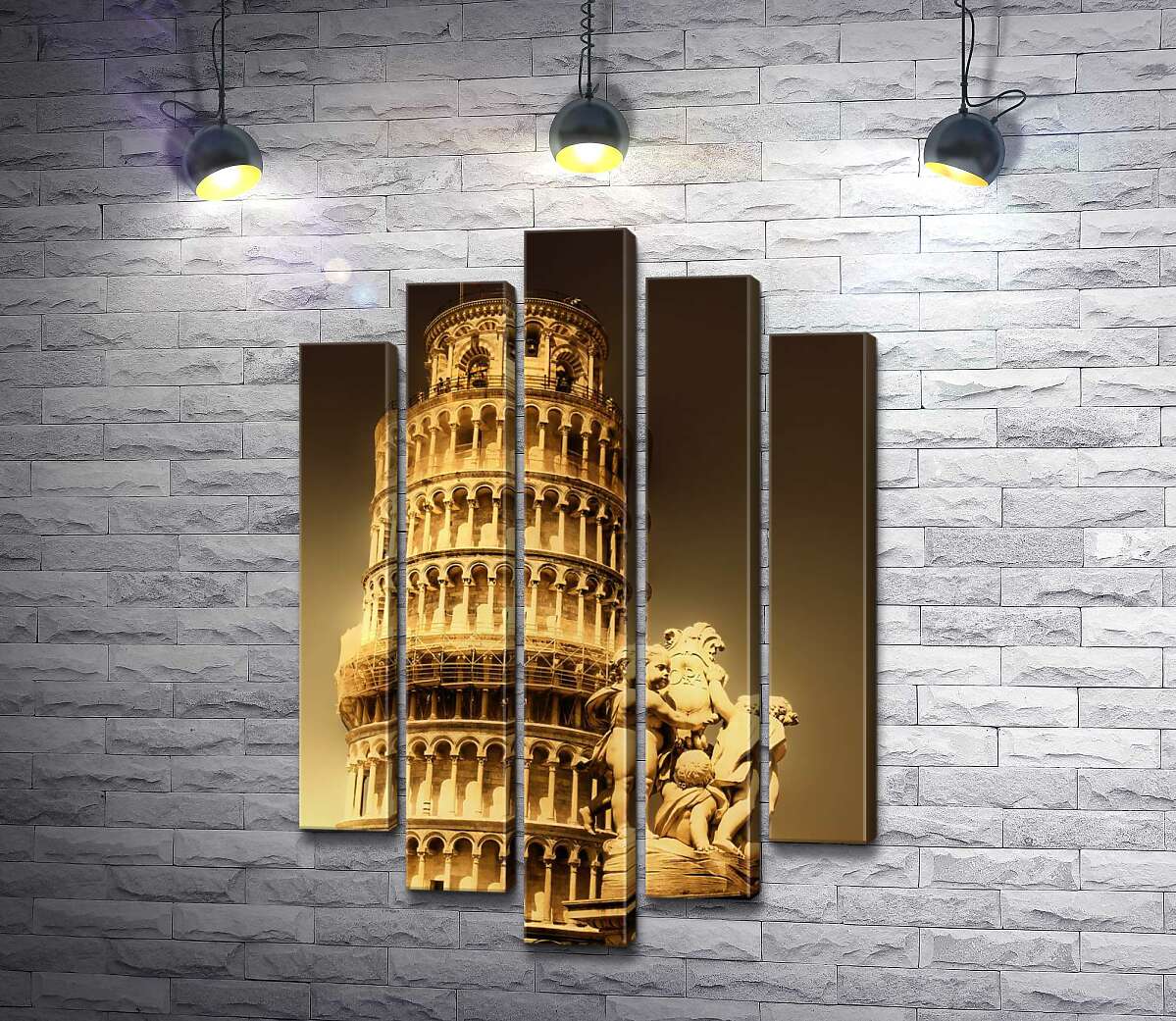 Модульная картина ArtPoster Пизанская башня (Pisa tower) виднеется из-за фонтана Путти (Fontana dei Putti) 130x197 см Модуль №26
Модульная картина ArtPoster Пизанская башня (Pisa tower) виднеется из-за фонтана Путти (Fontana dei Putti) 130x197 см Модуль №26