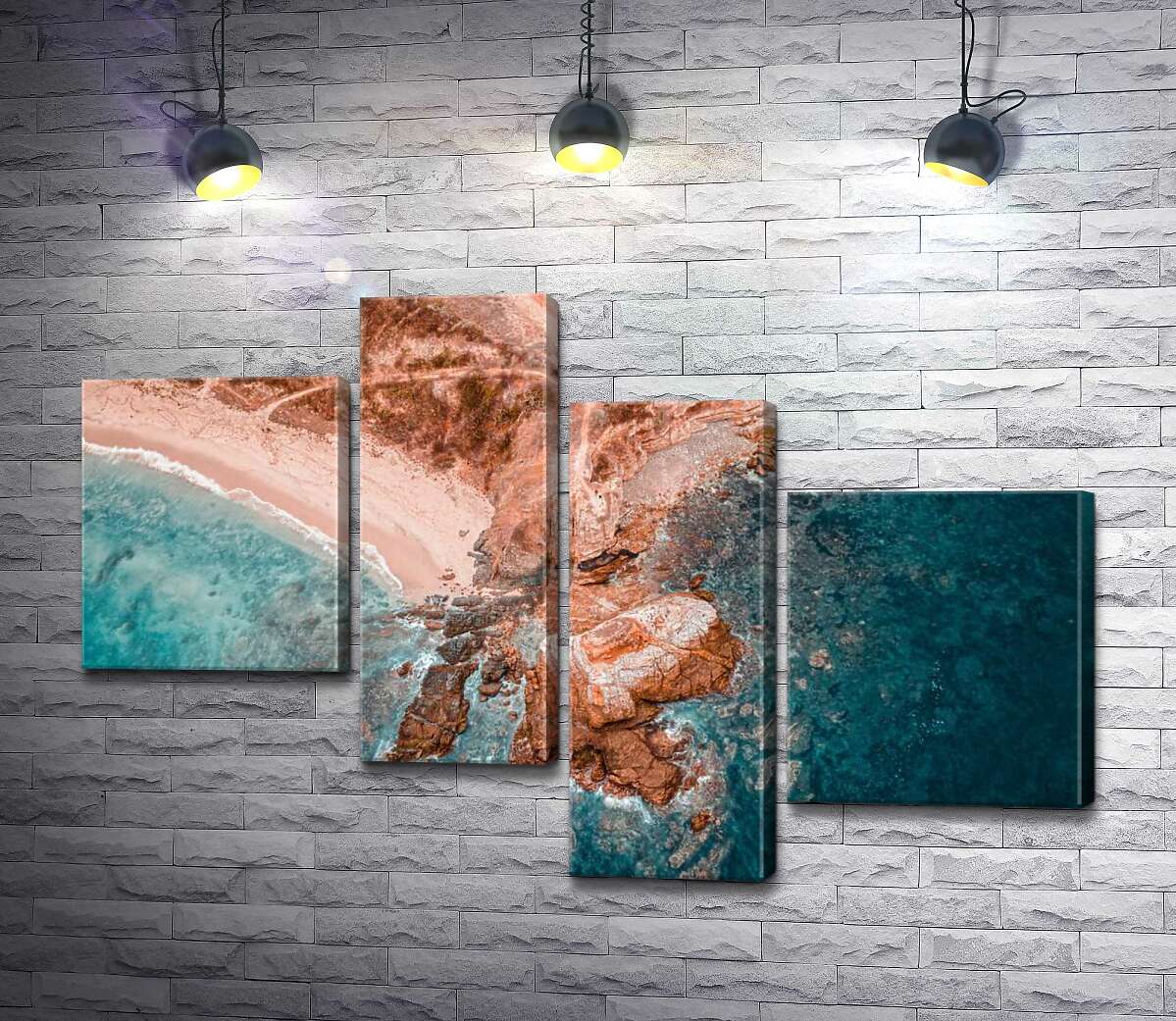Модульная картина ArtPoster Прозрачная глубина воды встречается со скалистым берегом 100x69 см Модуль №20
Модульная картина ArtPoster Прозрачная глубина воды встречается со скалистым берегом 100x69 см Модуль №20