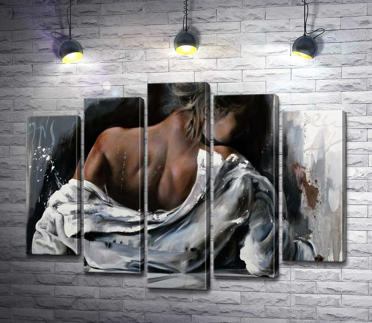 Модульная картина ArtPoster Откровенная соблазнительность в силуэте женской спины 130x99 см Модуль №26
Модульная картина ArtPoster Откровенная соблазнительность в силуэте женской спины 130x99 см Модуль №26
