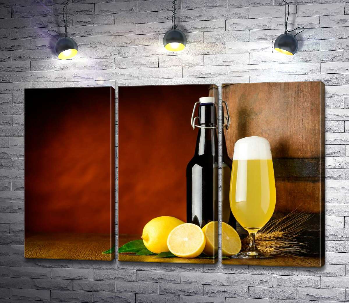 Модульная картина ArtPoster Особенный вкус пива с лимоном 132x87 см Модуль №11
Модульная картина ArtPoster Особенный вкус пива с лимоном 132x87 см Модуль №11