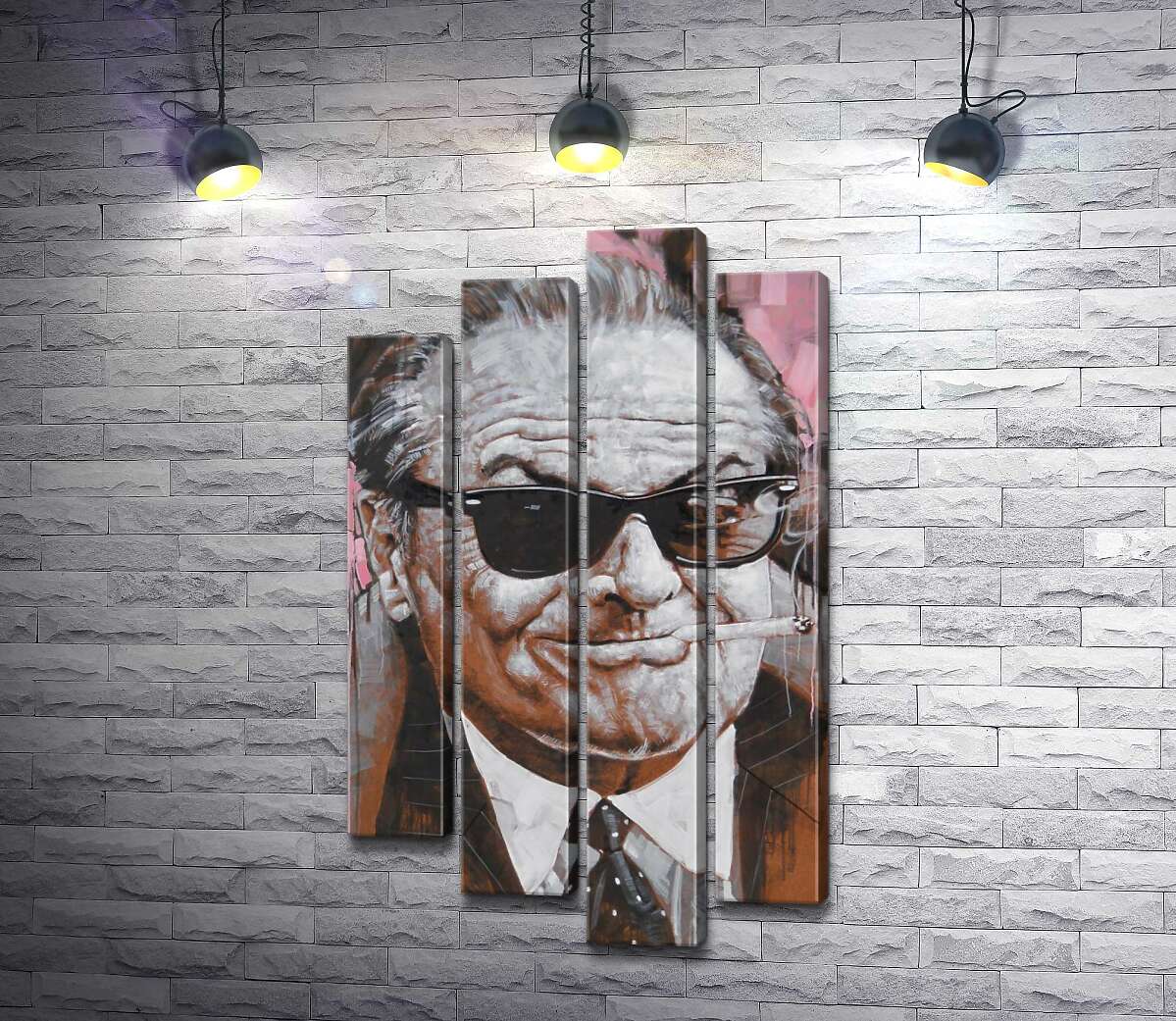Модульная картина ArtPoster Портрет улыбающегося Джека Николсона (Jack Nicholson) с сигаретой в зубах 80x143 см Модуль №21
Модульная картина ArtPoster Портрет улыбающегося Джека Николсона (Jack Nicholson) с сигаретой в зубах 80x143 см Модуль №21