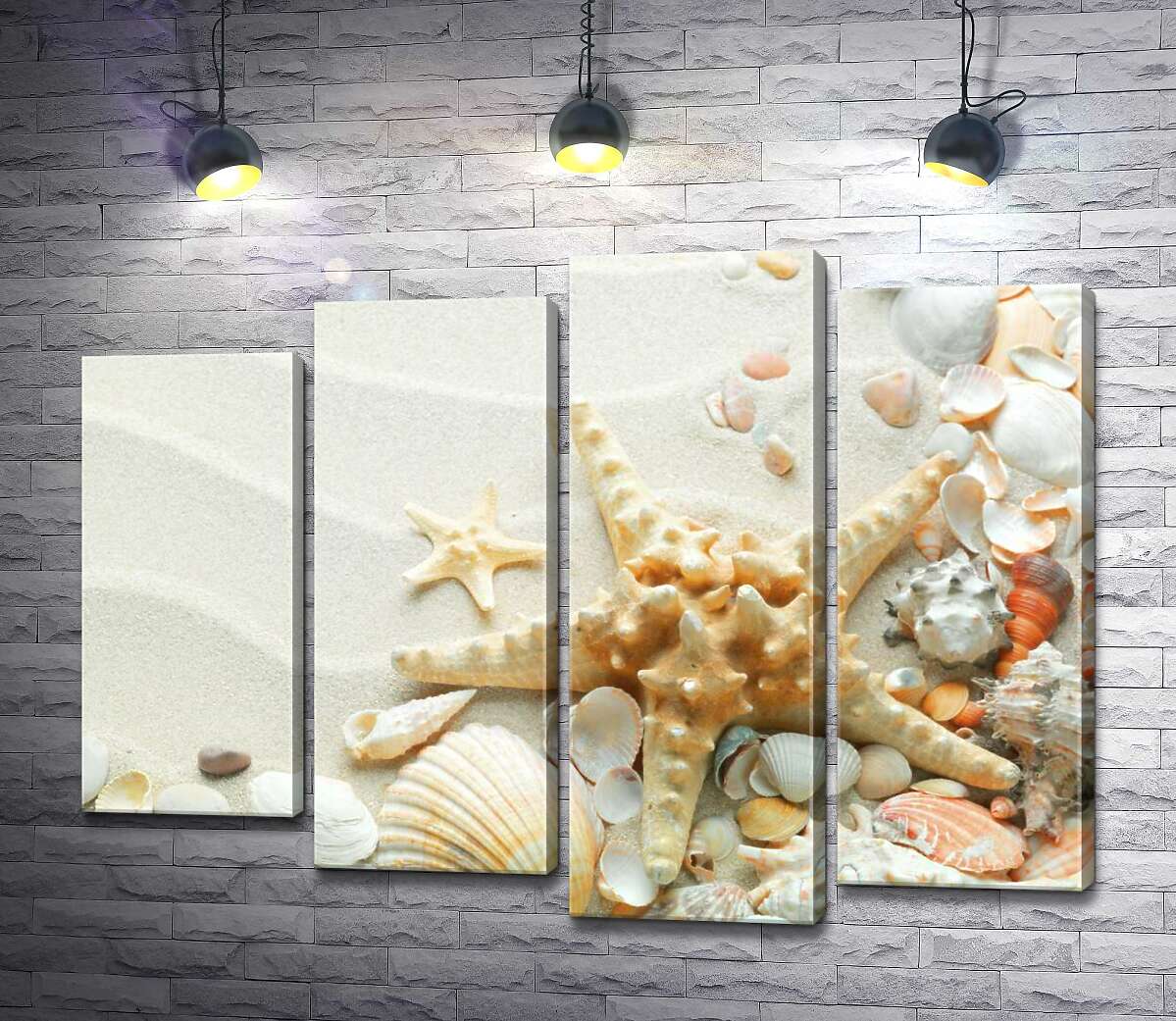 Модульная картина ArtPoster Пастельный узор на песке из морских звезд и ракушек 100x77 см Модуль №21
Модульная картина ArtPoster Пастельный узор на песке из морских звезд и ракушек 100x77 см Модуль №21