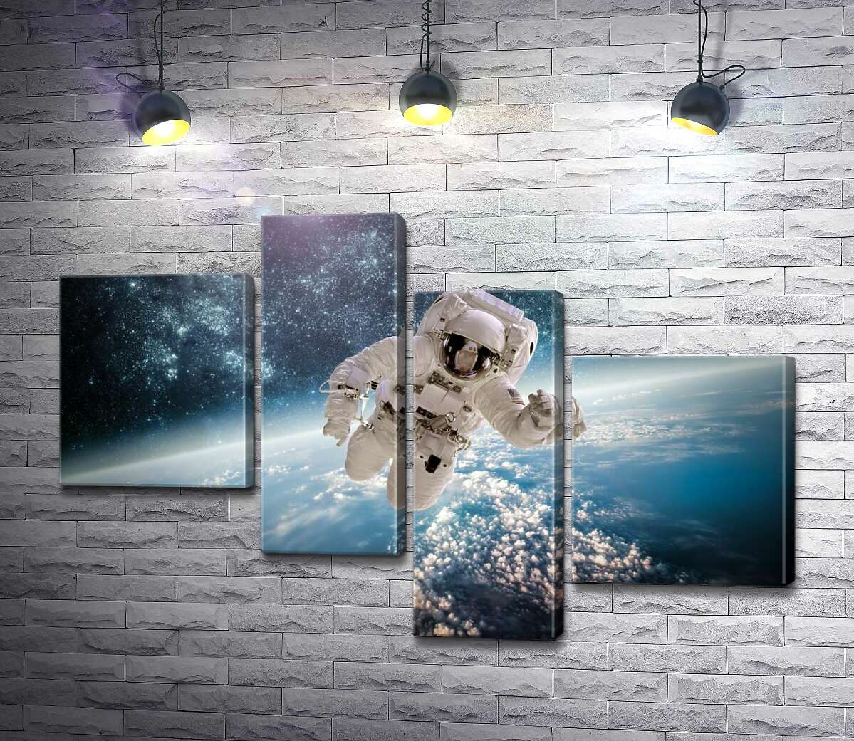 Модульная картина ArtPoster Полет космонавта над планетой 100x69 см Модуль №20
Модульная картина ArtPoster Полет космонавта над планетой 100x69 см Модуль №20