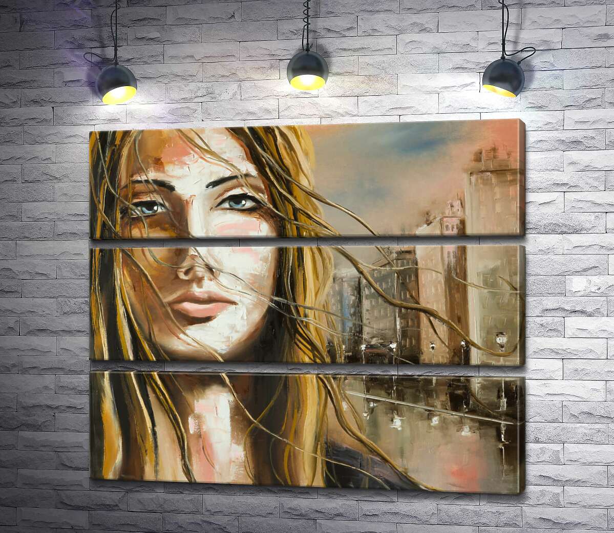 Модульная картина ArtPoster Портрет девушки на фоне дождливого города 72x60 см Модуль №13
Модульная картина ArtPoster Портрет девушки на фоне дождливого города 72x60 см Модуль №13