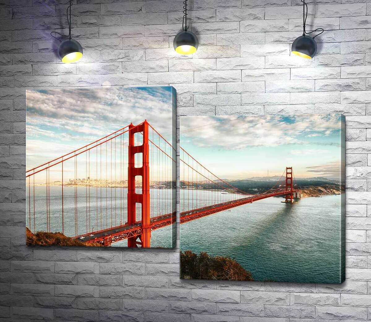 Модульная картина ArtPoster Путь к океану: вид с берега на мост "Золотые ворота" (Golden Gate Bridge) 100x68 см Модуль №5
Модульная картина ArtPoster Путь к океану: вид с берега на мост "Золотые ворота" (Golden Gate Bridge) 100x68 см Модуль №5