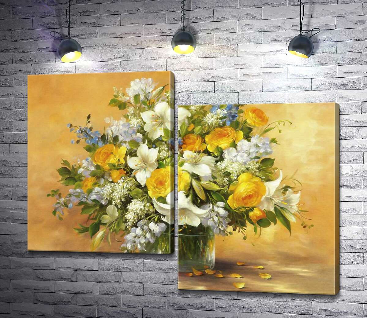 Модульная картина ArtPoster Пышный букет из солнечно-желтых роз, изящных лилий и небесно-голубых колокольчиков 100x78 см Модуль №5
Модульная картина ArtPoster Пышный букет из солнечно-желтых роз, изящных лилий и небесно-голубых колокольчиков 100x78 см Модуль №5