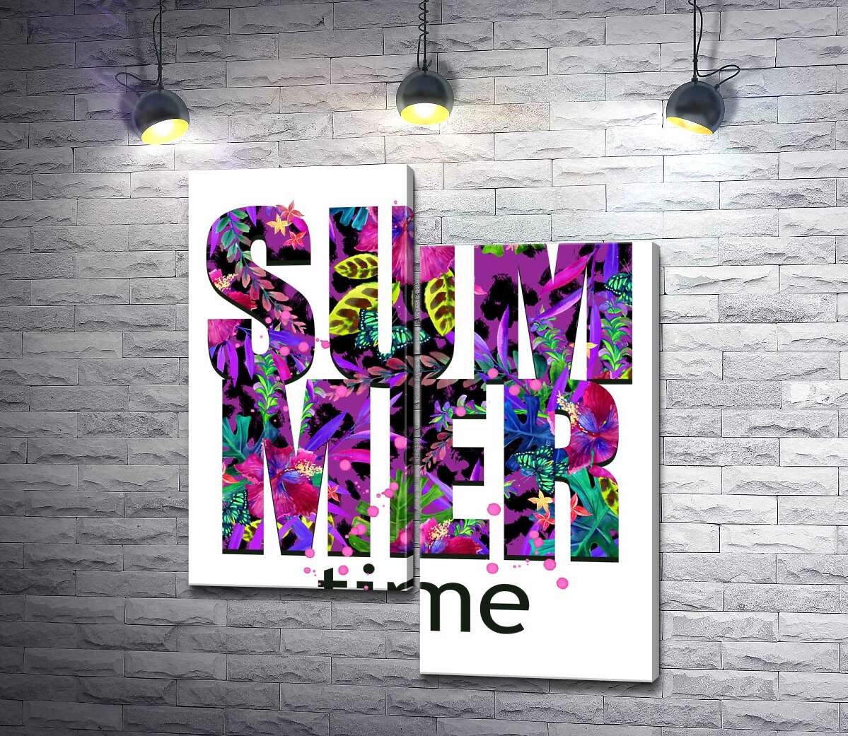 Модульная картина ArtPoster Рисунок цветочной клумбы в фиолетовых тонах на буквах "summertime" 100x119 см Модуль №5
Модульная картина ArtPoster Рисунок цветочной клумбы в фиолетовых тонах на буквах "summertime" 100x119 см Модуль №5