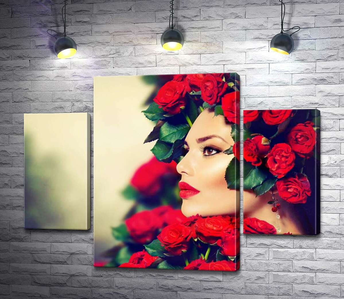 Модульная картина ArtPoster Профиль девушки в украшении горяще-красных роз 100x75 см Модуль №7
Модульная картина ArtPoster Профиль девушки в украшении горяще-красных роз 100x75 см Модуль №7