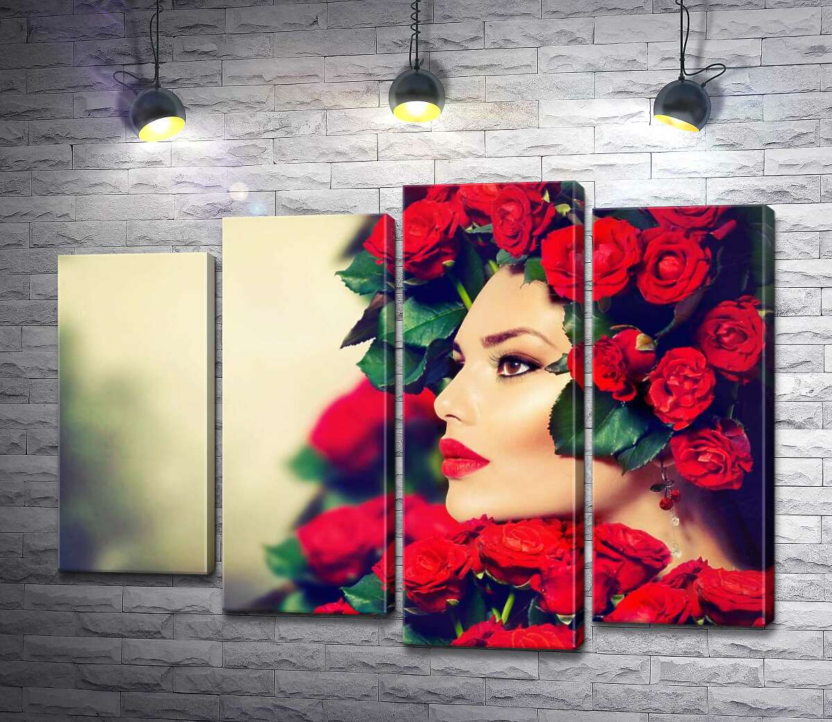 Модульная картина ArtPoster Профиль девушки в украшении горяще-красных роз 80x61 см Модуль №21
Модульная картина ArtPoster Профиль девушки в украшении горяще-красных роз 80x61 см Модуль №21