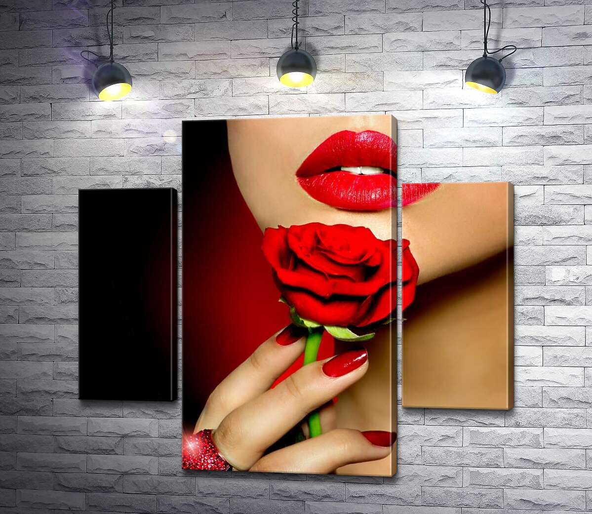 Модульная картина ArtPoster Роскошь красного на губах, пальцах и розе 131x120 см Модуль №7
Модульная картина ArtPoster Роскошь красного на губах, пальцах и розе 131x120 см Модуль №7