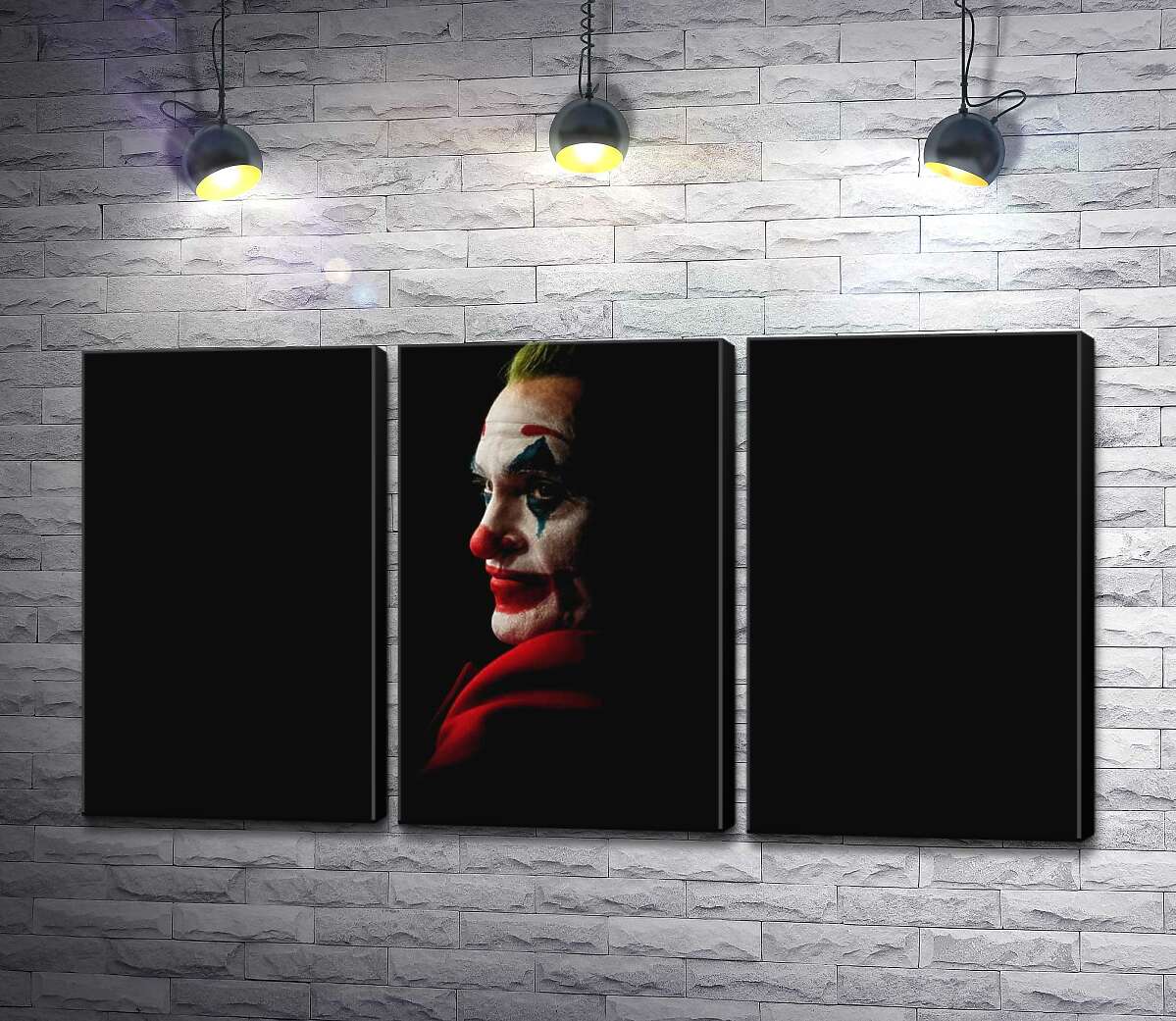 Модульная картина ArtPoster Профиль Джокера рассеивается в тени 60x33 см Модуль №11
Модульная картина ArtPoster Профиль Джокера рассеивается в тени 60x33 см Модуль №11