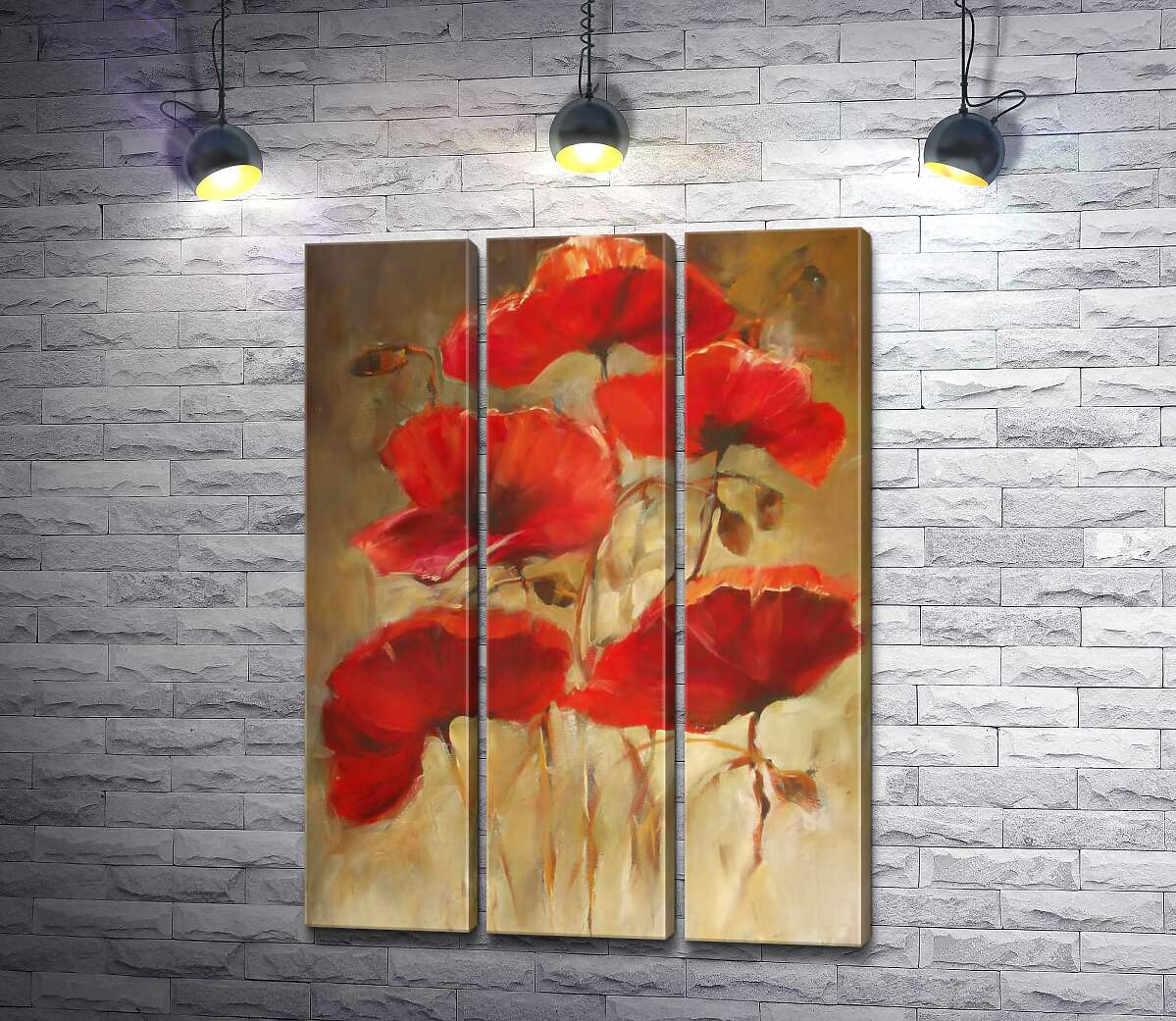 Модульная картина ArtPoster Роскошные головки красных цветов мака 60x84 см Модуль №11
Модульная картина ArtPoster Роскошные головки красных цветов мака 60x84 см Модуль №11