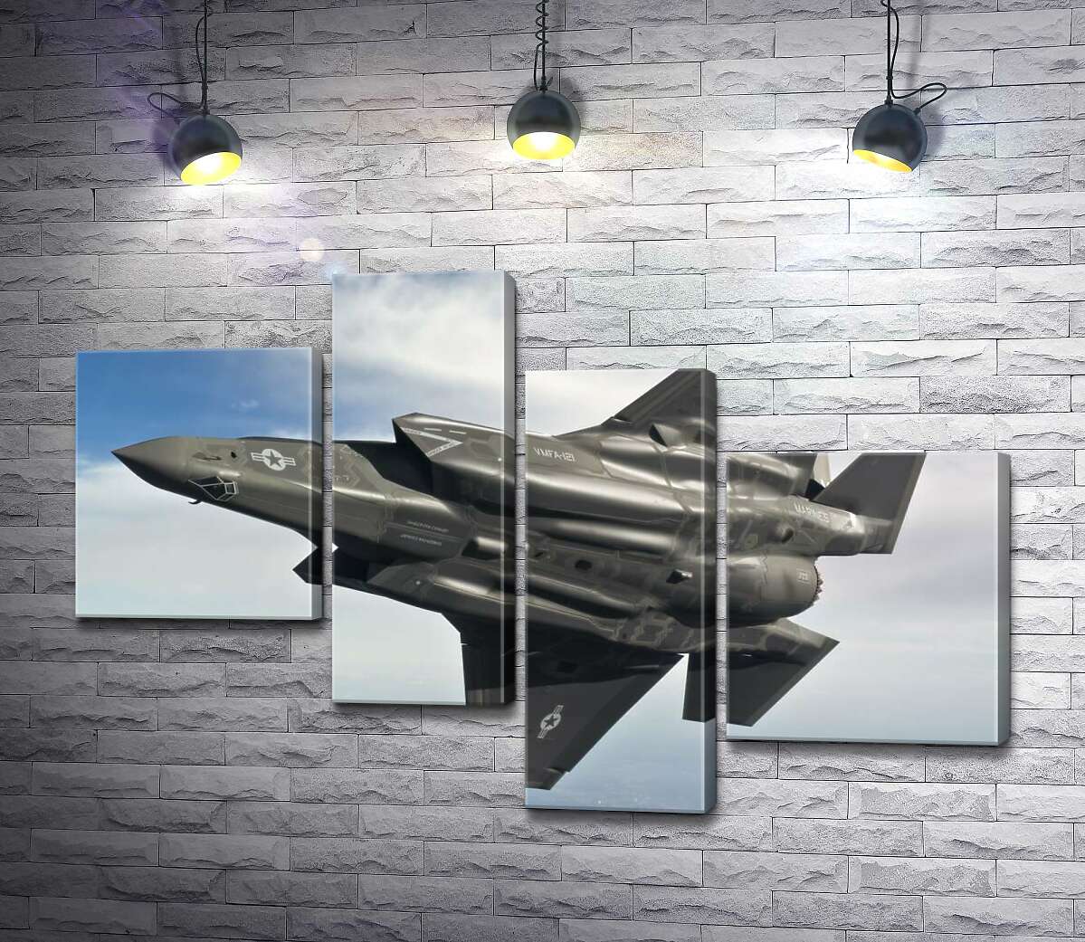 Модульная картина ArtPoster Сверхзвуковой американский истребитель-бомбардировщик в полете 130x89 см Модуль №20
Модульная картина ArtPoster Сверхзвуковой американский истребитель-бомбардировщик в полете 130x89 см Модуль №20