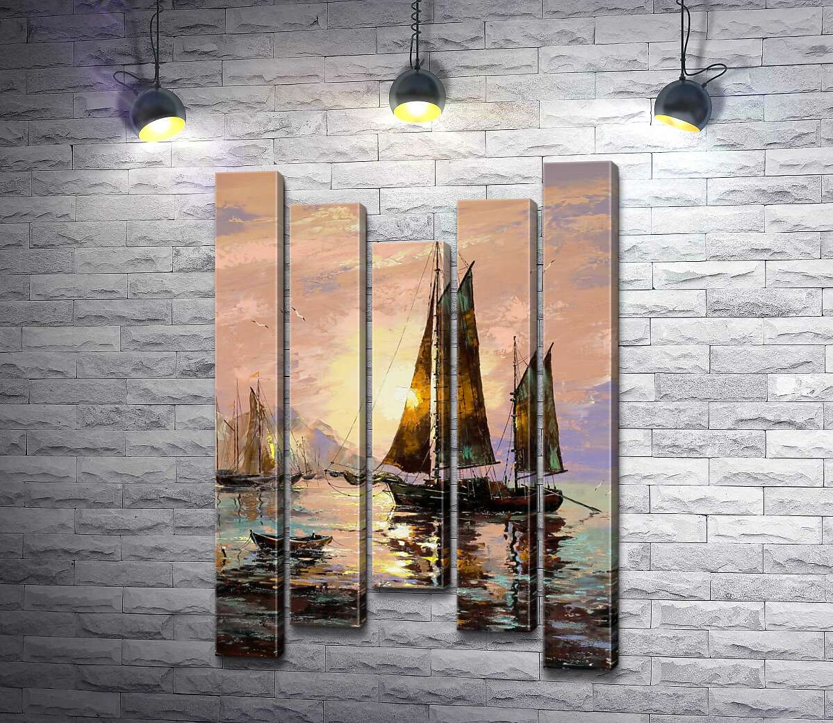 Модульная картина ArtPoster Солнечный круг просвечивает парус яхты 100x150 см Модуль №28
Модульная картина ArtPoster Солнечный круг просвечивает парус яхты 100x150 см Модуль №28