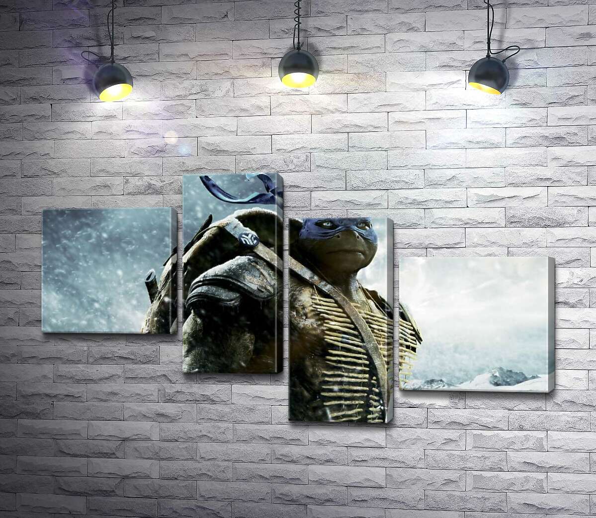 Модульная картина ArtPoster Смелый лидер Черепашек-ниндзя (Teenage Mutant Ninja Turtles), Леонардо, среди заснеженных гор 100x57 см Модуль №20
Модульная картина ArtPoster Смелый лидер Черепашек-ниндзя (Teenage Mutant Ninja Turtles), Леонардо, среди заснеженных гор 100x57 см Модуль №20