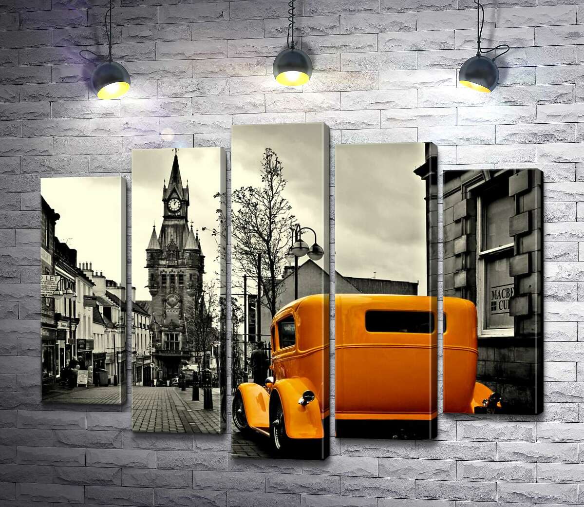 Модульная картина ArtPoster Солнечный ретро автомобиль на пасмурной улице шотландского городка 100x80 см Модуль №26
Модульная картина ArtPoster Солнечный ретро автомобиль на пасмурной улице шотландского городка 100x80 см Модуль №26