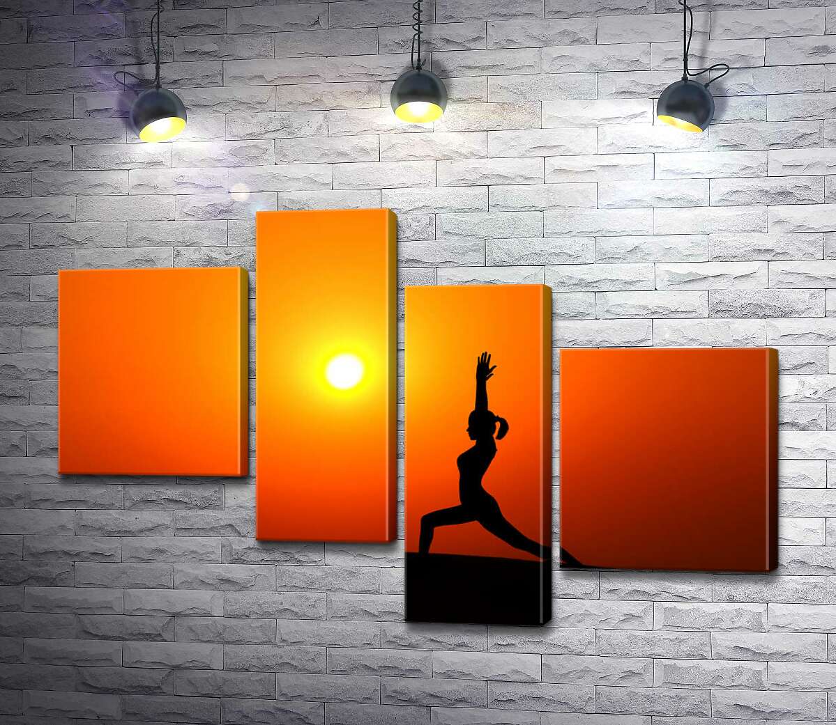 Модульная картина ArtPoster Силуэт девушки в позе воина на фоне горящего вечернего солнца 100x67 см Модуль №20
Модульная картина ArtPoster Силуэт девушки в позе воина на фоне горящего вечернего солнца 100x67 см Модуль №20