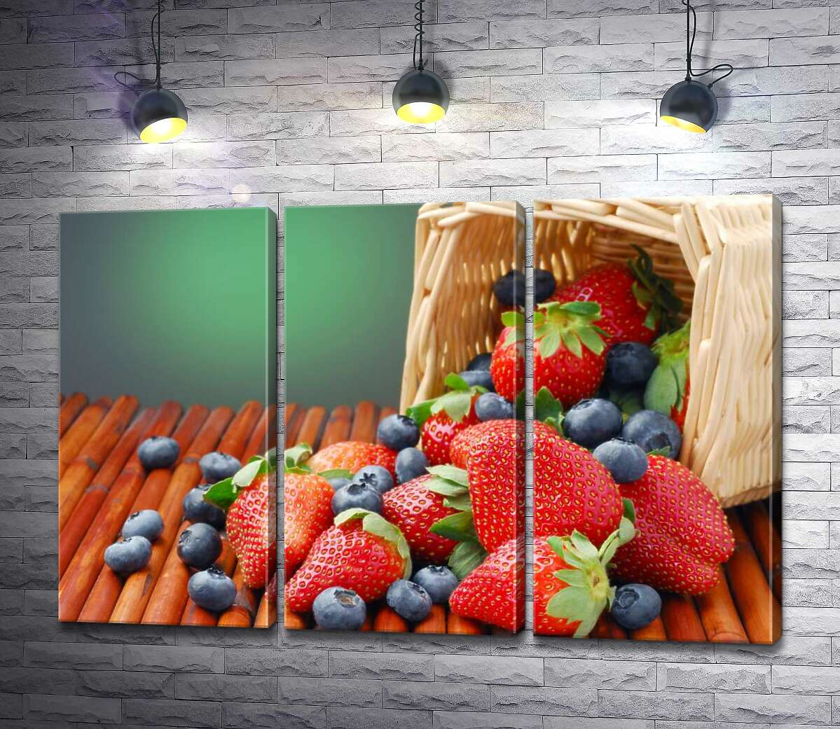 Модульная картина ArtPoster Сладкий вкус сочных клубники и черники 132x87 см Модуль №11
Модульная картина ArtPoster Сладкий вкус сочных клубники и черники 132x87 см Модуль №11