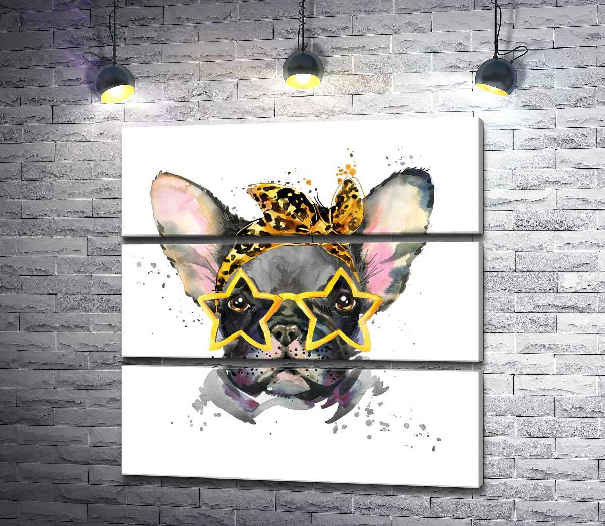 Модульная картина ArtPoster Стильный черный бульдог с повязкой и очками 100x102 см Модуль №13
Модульная картина ArtPoster Стильный черный бульдог с повязкой и очками 100x102 см Модуль №13