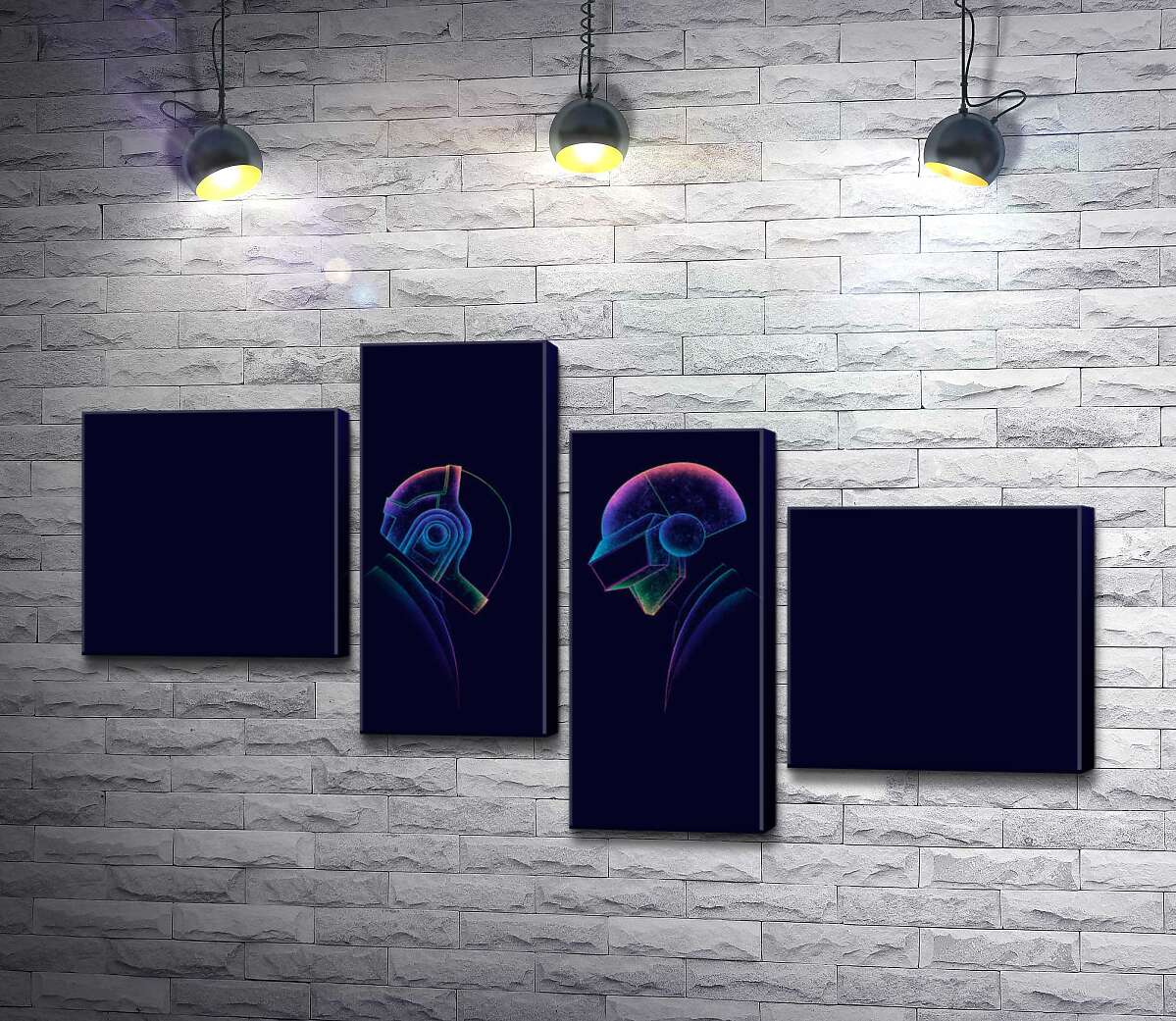 Модульная картина ArtPoster Силуэты людей в космических шлемах 130x74 см Модуль №20
Модульная картина ArtPoster Силуэты людей в космических шлемах 130x74 см Модуль №20