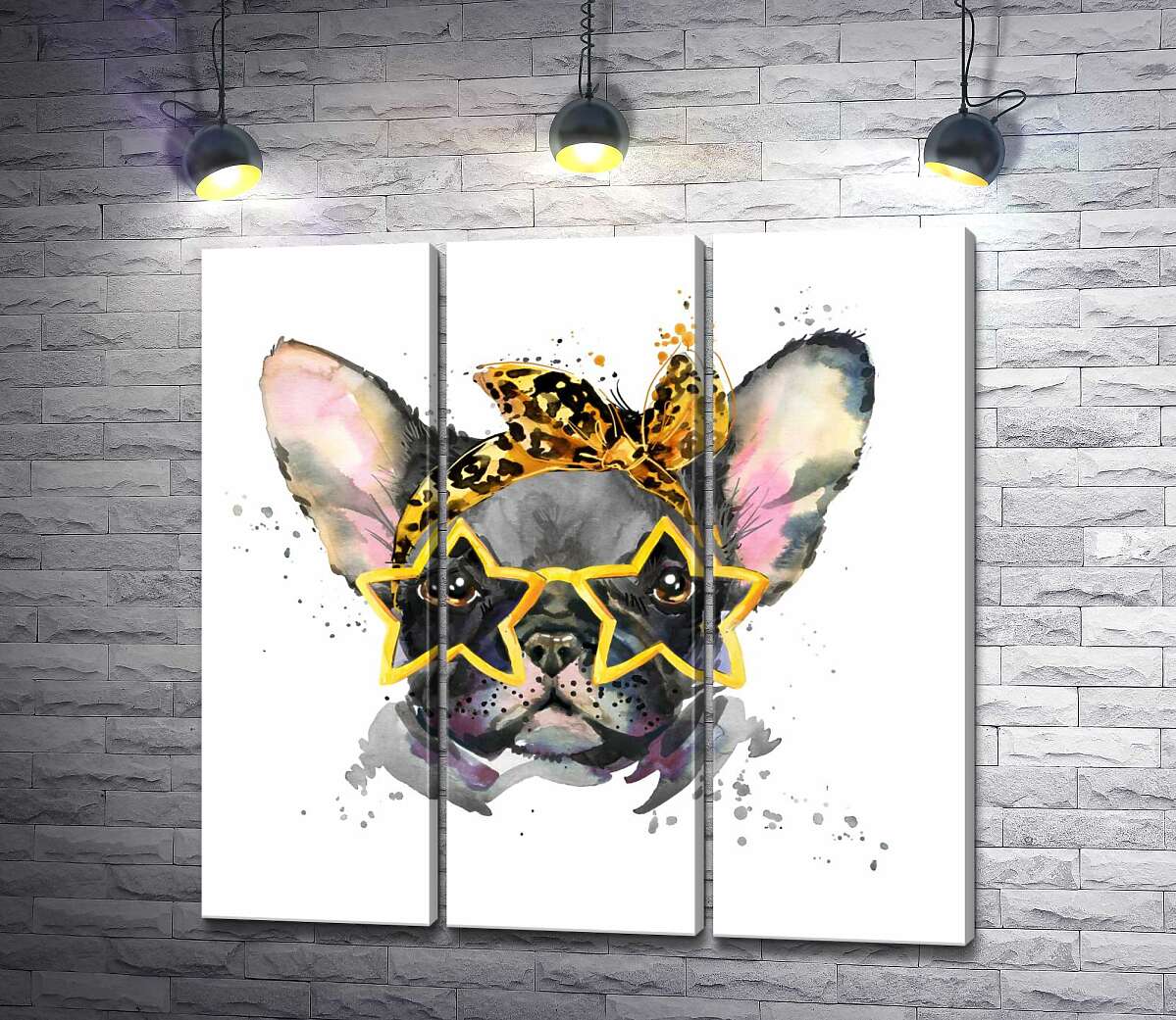 Модульная картина ArtPoster Стильный черный бульдог с повязкой и очками 132x130 см Модуль №11
Модульная картина ArtPoster Стильный черный бульдог с повязкой и очками 132x130 см Модуль №11