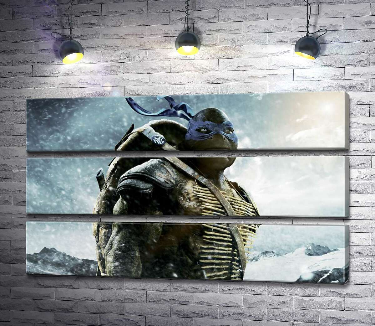 Модульная картина ArtPoster Смелый лидер Черепашек-ниндзя (Teenage Mutant Ninja Turtles), Леонардо, среди заснеженных гор 107x60 см Модуль №13
Модульная картина ArtPoster Смелый лидер Черепашек-ниндзя (Teenage Mutant Ninja Turtles), Леонардо, среди заснеженных гор 107x60 см Модуль №13