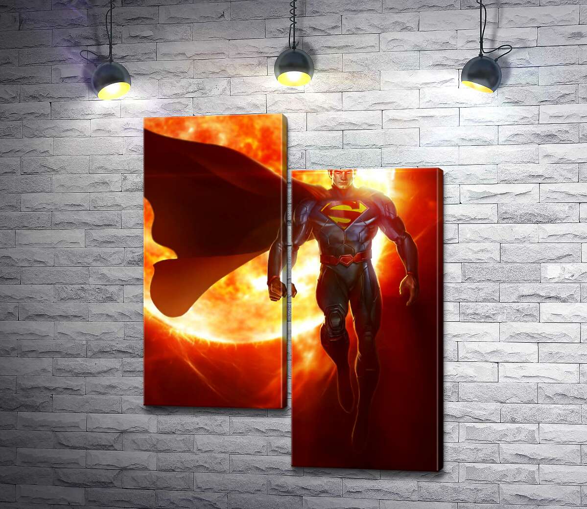 Модульная картина ArtPoster Супермен на фоне раскаленного солнечного шара 50x65 см Модуль №5
Модульная картина ArtPoster Супермен на фоне раскаленного солнечного шара 50x65 см Модуль №5