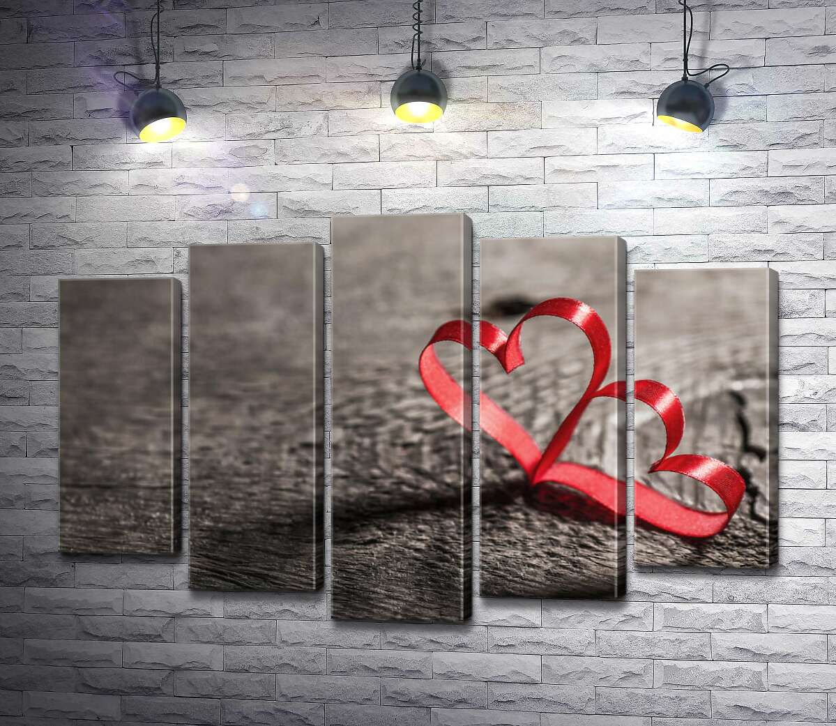 Модульная картина ArtPoster Соединение двух сердец из красной ленты 100x69 см Модуль №26
Модульная картина ArtPoster Соединение двух сердец из красной ленты 100x69 см Модуль №26