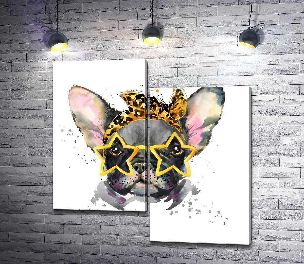 Модульная картина ArtPoster Стильный черный бульдог с повязкой и очками 100x100 см Модуль №5
Модульная картина ArtPoster Стильный черный бульдог с повязкой и очками 100x100 см Модуль №5