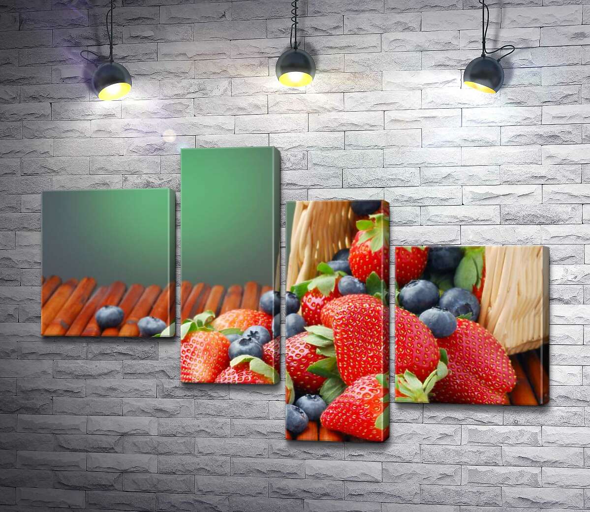 Модульная картина ArtPoster Сладкий вкус сочных клубники и черники 100x69 см Модуль №20
Модульная картина ArtPoster Сладкий вкус сочных клубники и черники 100x69 см Модуль №20