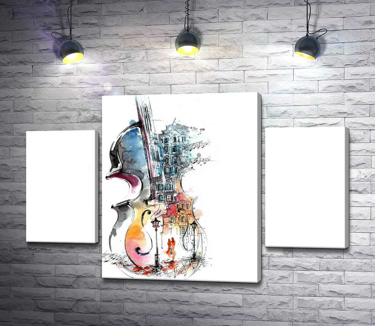 Модульная картина ArtPoster Силуэты домов растворяются в формах скрипки 80x54 см Модуль №7
Модульная картина ArtPoster Силуэты домов растворяются в формах скрипки 80x54 см Модуль №7