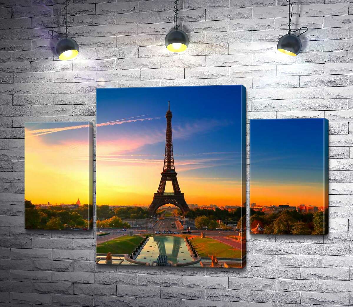 Модульная картина ArtPoster Утро поднимает лучи на Эйфелеву башню (Eiffel Tower) 80x54 см Модуль №7
Модульная картина ArtPoster Утро поднимает лучи на Эйфелеву башню (Eiffel Tower) 80x54 см Модуль №7