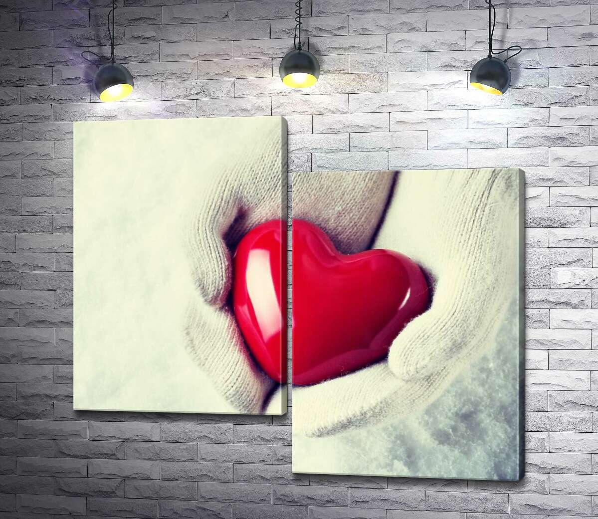 Модульная картина ArtPoster Теплый цвет сердца на холодном фоне белых перчаток 130x114 см Модуль №5
Модульная картина ArtPoster Теплый цвет сердца на холодном фоне белых перчаток 130x114 см Модуль №5