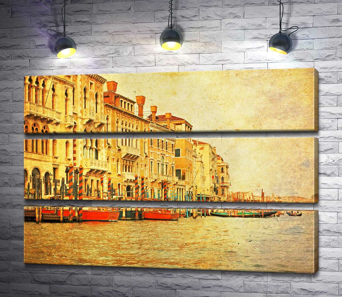 Модульная картина ArtPoster Традиционный венецианский причал на Гранд-канале (The Grand Canal) 100x66 см Модуль №13
Модульная картина ArtPoster Традиционный венецианский причал на Гранд-канале (The Grand Canal) 100x66 см Модуль №13