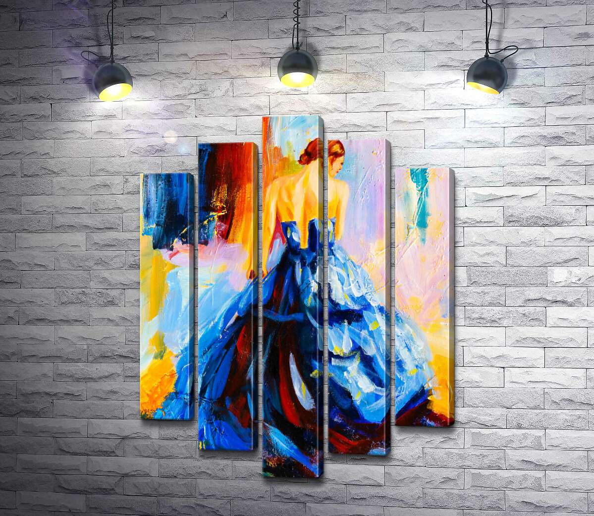 Модульная картина ArtPoster Утонченный силуэт девушки в пышном синем платье 130x181 см Модуль №26
Модульная картина ArtPoster Утонченный силуэт девушки в пышном синем платье 130x181 см Модуль №26