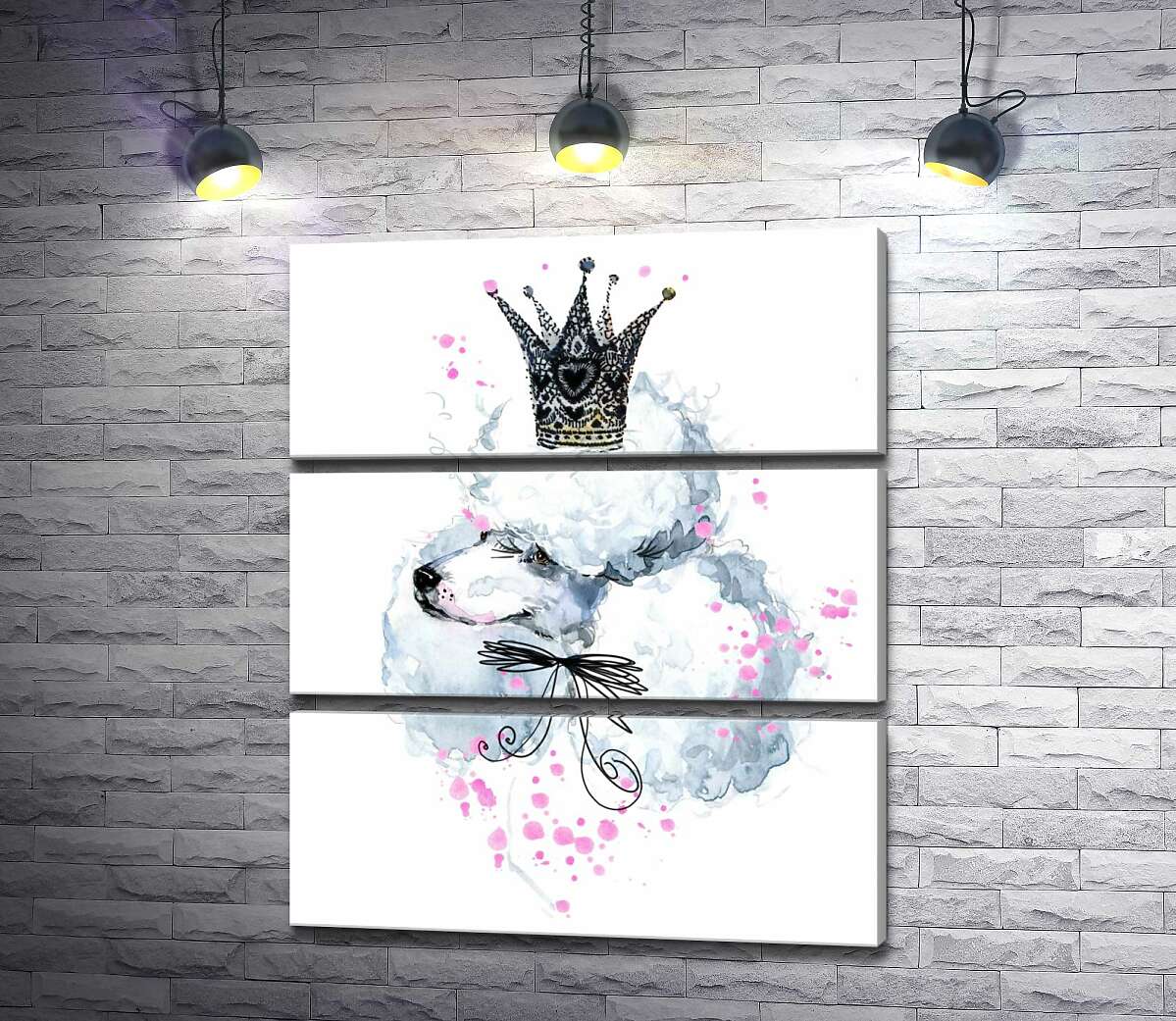 Модульная картина ArtPoster Элегантный пудель с ажурной короной на голове 130x156 см Модуль №13
Модульная картина ArtPoster Элегантный пудель с ажурной короной на голове 130x156 см Модуль №13