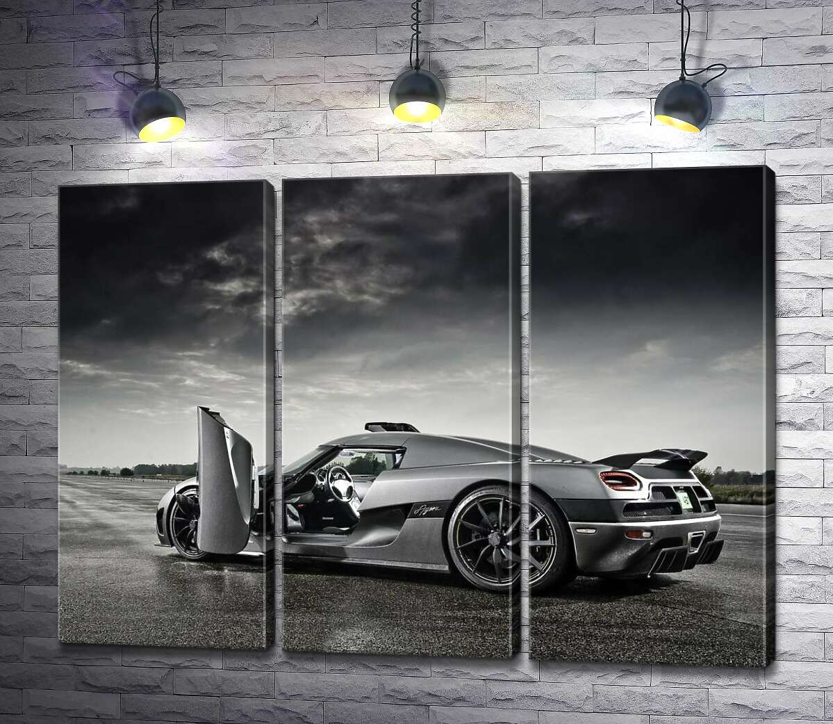 Модульная картина ArtPoster Шведский гиперкар Koenigsegg Agera под переливами грозовых облаков 102x75 см Модуль №11
Модульная картина ArtPoster Шведский гиперкар Koenigsegg Agera под переливами грозовых облаков 102x75 см Модуль №11