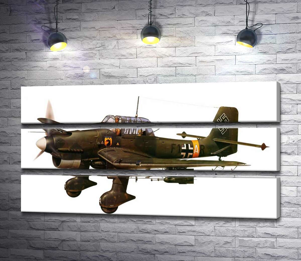 Модульная картина ArtPoster "Штука" (Junkers Ju 87) немецкий пикирующий бомбардировщик времен Второй мировой войны 120x60 см Модуль №13
Модульная картина ArtPoster "Штука" (Junkers Ju 87) немецкий пикирующий бомбардировщик времен Второй мировой войны 120x60 см Модуль №13