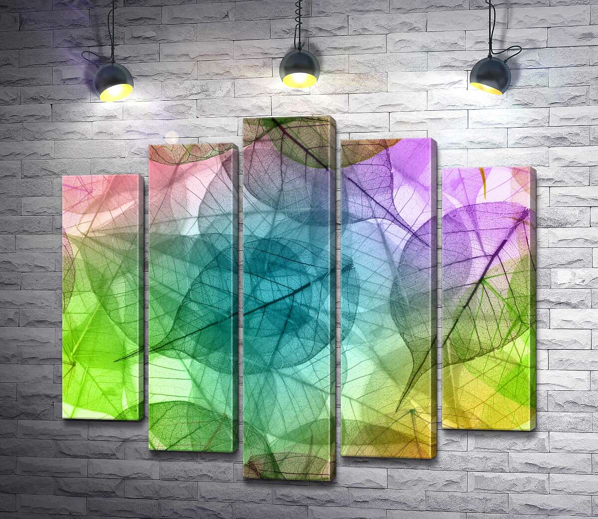 Модульная картина ArtPoster Цветная витинанка из прозрачных листочков 100x92 см Модуль №26
Модульная картина ArtPoster Цветная витинанка из прозрачных листочков 100x92 см Модуль №26