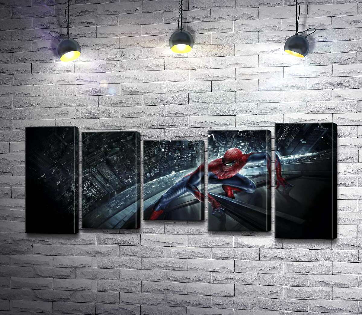 Модульная картина ArtPoster Человек-паук (Spider-Man) на стеклянном небоскребе 130x58 см Модуль №28
Модульная картина ArtPoster Человек-паук (Spider-Man) на стеклянном небоскребе 130x58 см Модуль №28
