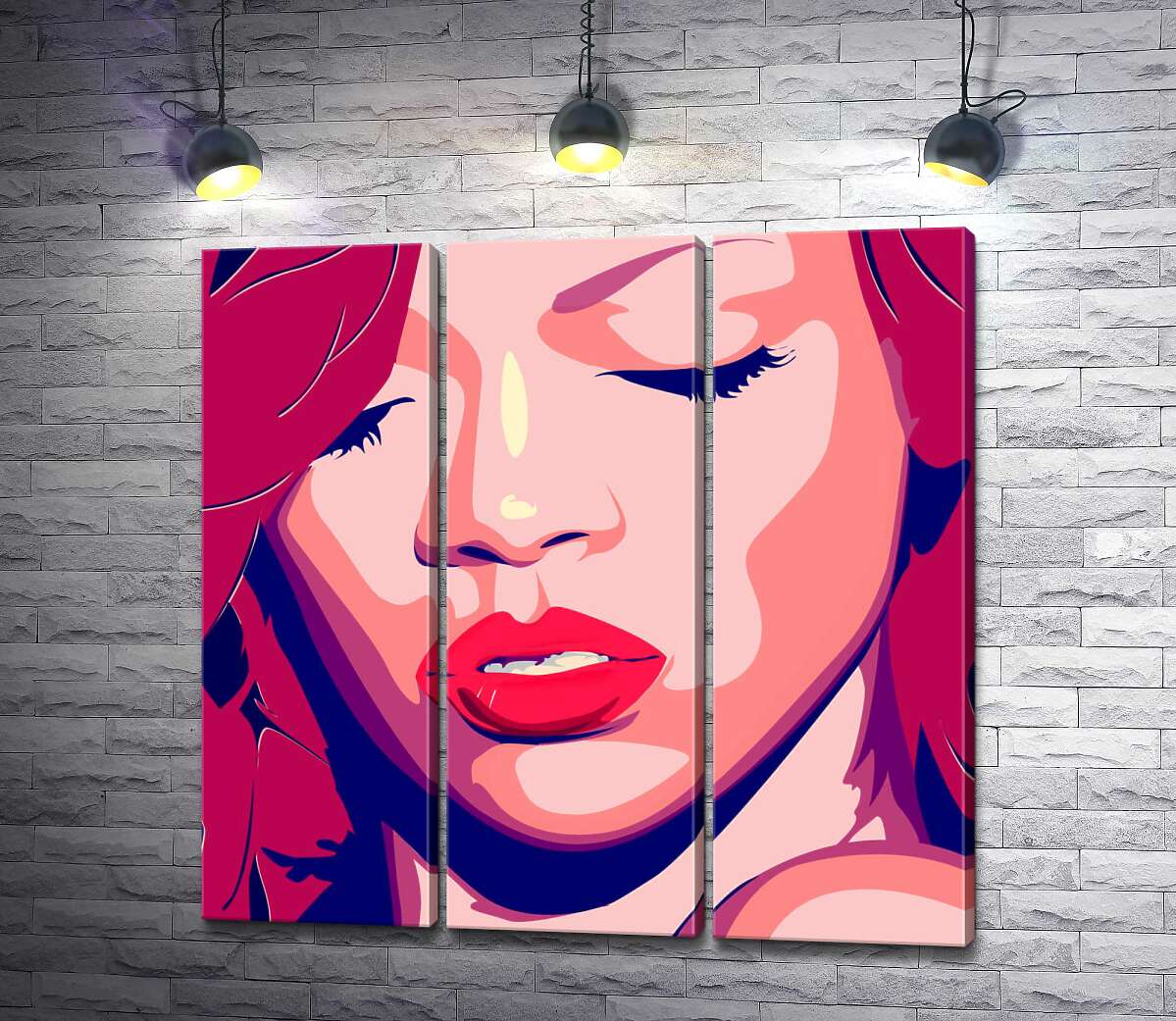 Модульная картина ArtPoster Яркий портрет певицы Рианны 60x60 см Модуль №11
Модульная картина ArtPoster Яркий портрет певицы Рианны 60x60 см Модуль №11