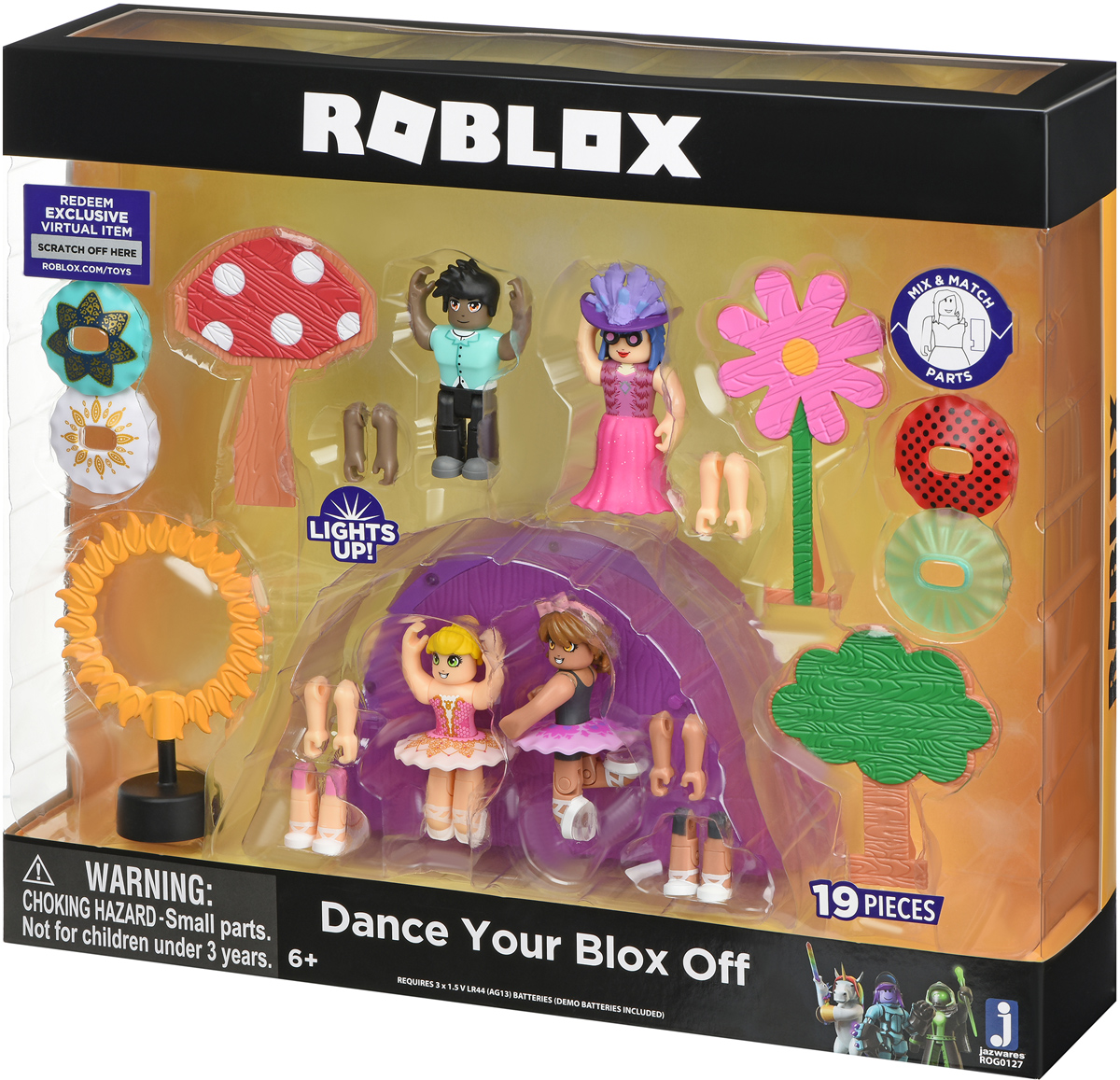 Набор коллекционных игровых фигурок Roblox Jazwares Feature Environmental Set Dance Your Blox Off W3 (ROG0127) (191726004547)
Набор коллекционных игровых фигурок Roblox Jazwares Feature Environmental Set Dance Your Blox Off W3 (ROG0127) (191726004547)