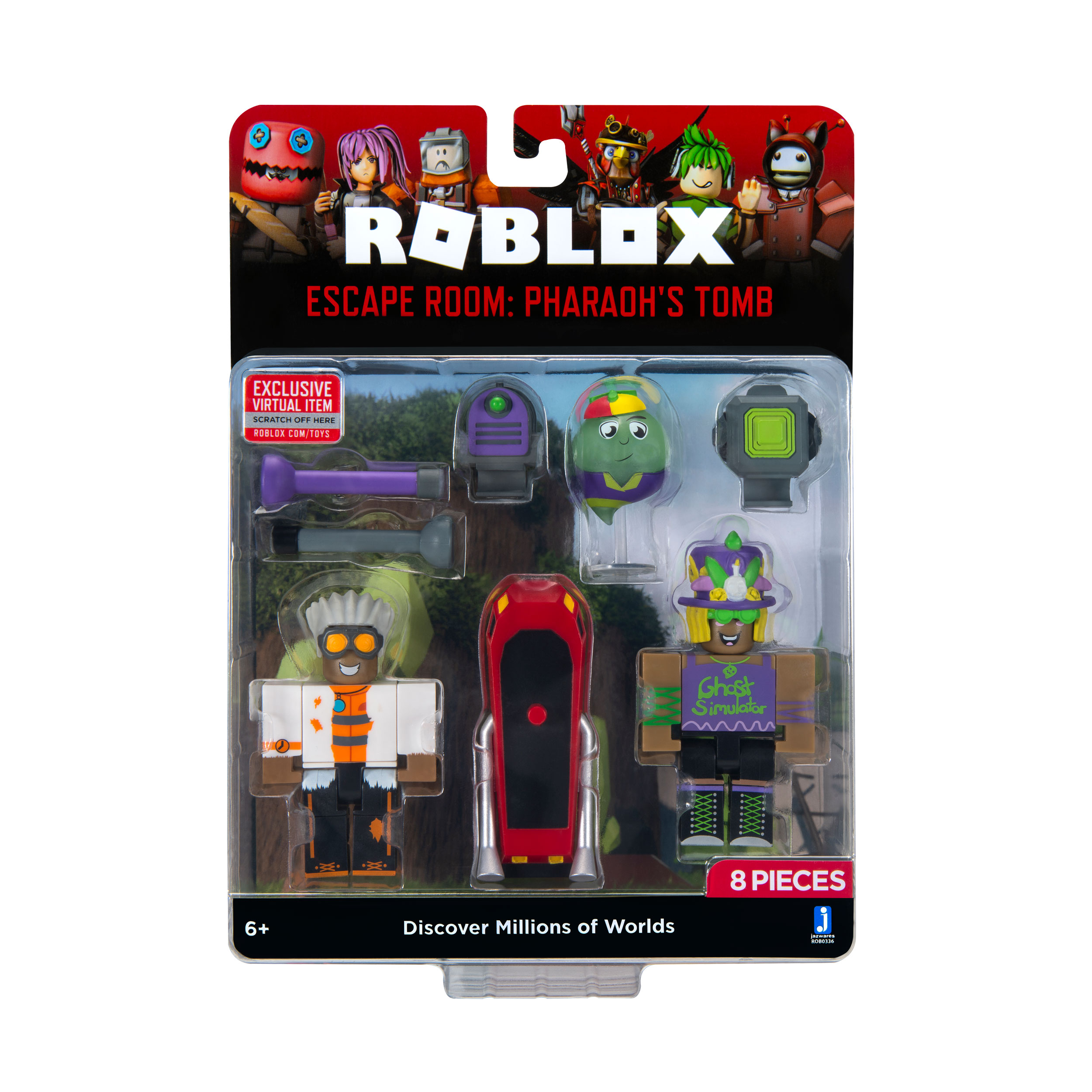 Игровой коллекционный набор Jazwares Roblox Game Packs Ghost Simulator W8 (ROB0335)
Игровой коллекционный набор Jazwares Roblox Game Packs Ghost Simulator W8 (ROB0335)