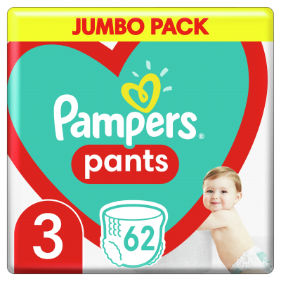 Подгузник Pampers трусики Pampers Pants Размер 3 (6-11кг) 62 шт (8006540069233)
Подгузник Pampers трусики Pampers Pants Размер 3 (6-11кг) 62 шт (8006540069233)