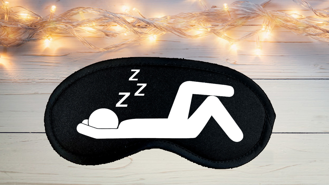 Маска для сна (на глаза) с принтом "Спящий человек"
Маска для сна (на глаза) с принтом "Спящий человек"